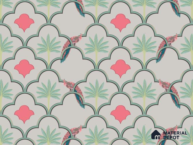 PIC-21 | Pichwai Series Animal Print Look 50 inches Premium Paper (Customized Size Wallpaper)