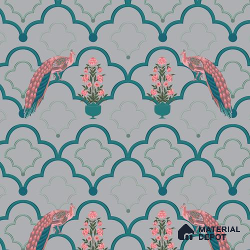 PIC-26 | Pichwai Series Animal Print Look 52 inches Economy Paper (Customized Size Wallpaper)
