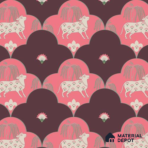 PIC-27 | Pichwai Series Animal Print Look 50 inches Premium Paper (Customized Size Wallpaper)