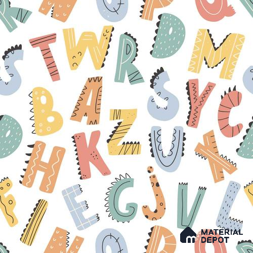 PIND008 | Kid Series Patterned Look 40 inches Sandblast Paper (Customized Size Wallpaper)