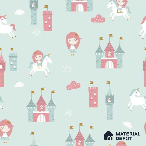 PIND014 | Kid Series Abstract Look 50 inches Premium Paper (Customized Size Wallpaper)