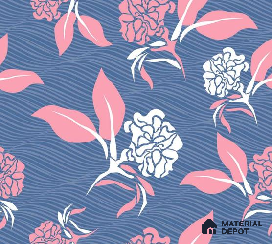 PKB008-10 | Modern Series Florals Look 52 inches Economy Paper (Customized Size Wallpaper)