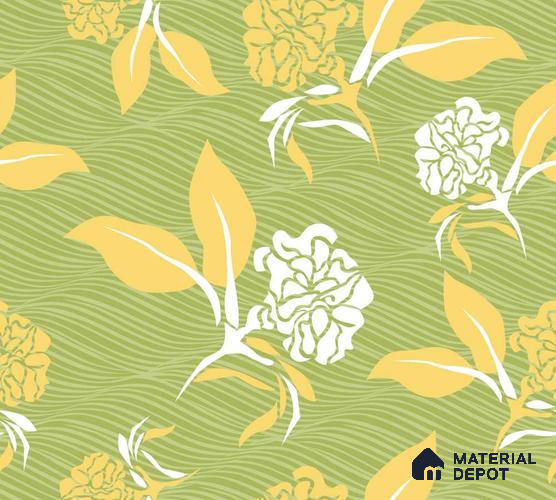 PKB008-7 | Modern Series Florals Look 40 inches Canvas Paper (Customized Size Wallpaper)