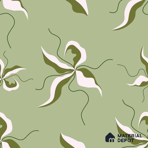 PKB013-1 | Modern Series Florals Look 50 inches Premium Paper (Customized Size Wallpaper)