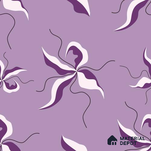 PKB013-2 | Modern Series Florals Look 52 inches Economy Paper (Customized Size Wallpaper)