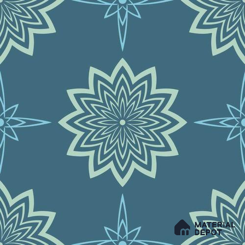 PKR001-6 | Traditional Series Patterned Look 40 inches Sandblast Paper (Customized Size Wallpaper)