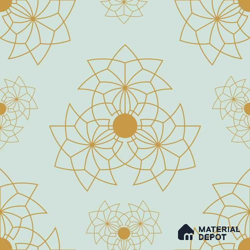 PKR006-1 | Traditional Series Patterned Look 40 inches Sandblast Paper (Customized Size Wallpaper)