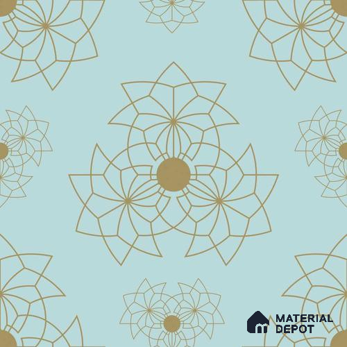 PKR006-4 | Traditional Series Patterned Look 52 inches Economy Paper (Customized Size Wallpaper)