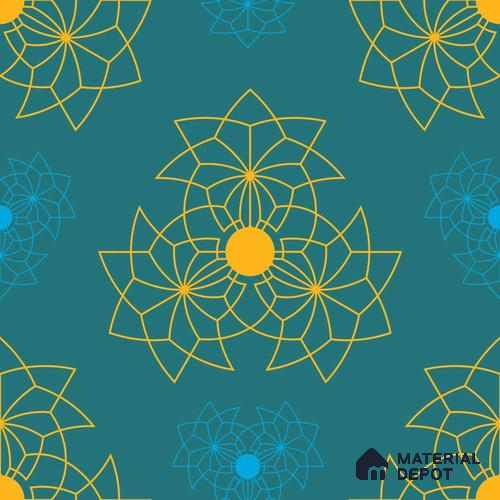 PKR006-6 | Traditional Series Patterned Look 40 inches Sandblast Paper (Customized Size Wallpaper)