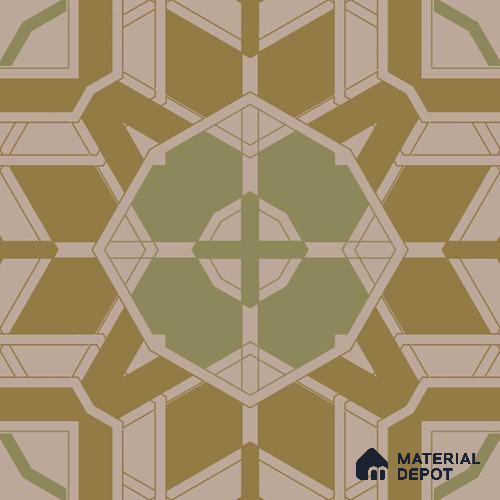 PKR009-6 | Traditional Series Patterned Look 40 inches Canvas Paper (Customized Size Wallpaper)