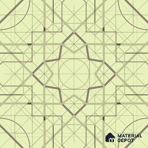PKR015-8 | Traditional Series Geometric Look 52 inches Economy Paper (Customized Size Wallpaper)