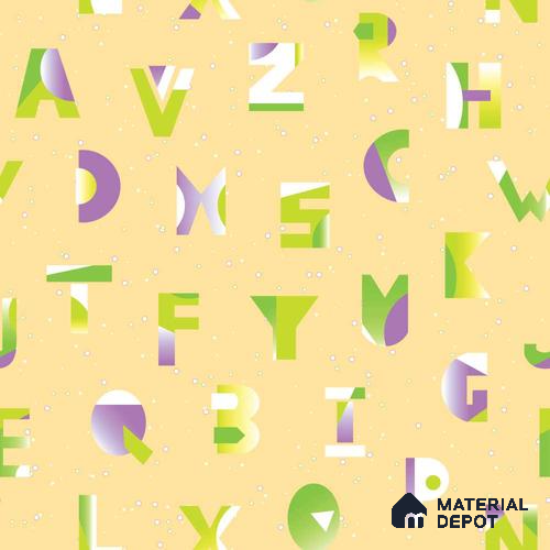 PLK003 - 1 | Kid Series Patterned Look 40 inches Sandblast Paper (Customized Size Wallpaper)