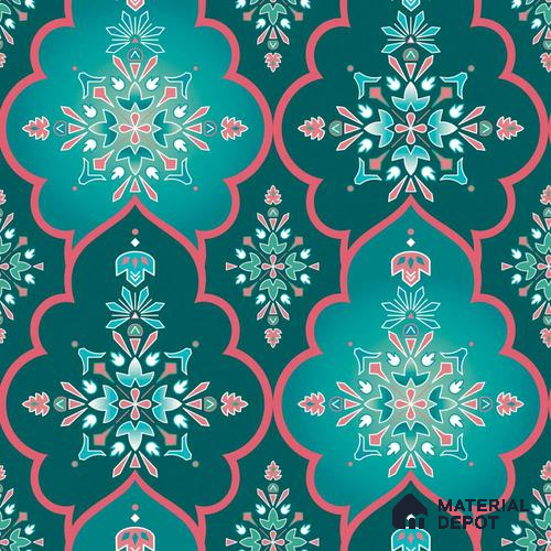 PLK006-4 | Traditional Series Patterned Look 40 inches Sandblast Paper (Customized Size Wallpaper)