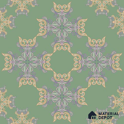 PLK008-2 | Traditional Series Patterned Look 52 inches Economy Paper (Customized Size Wallpaper)