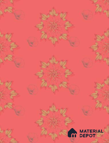 POS001-1 | Traditional Series Florals Look 40 inches Canvas Paper (Customized Size Wallpaper)