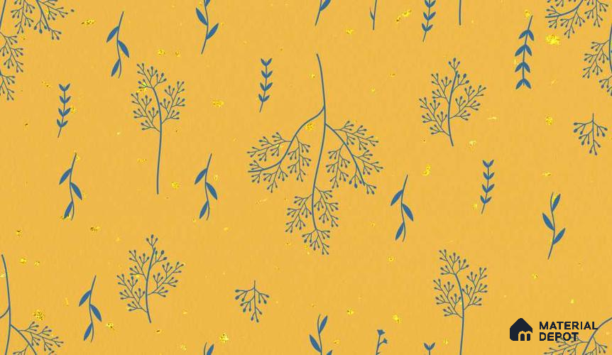 POS019-7 | Modern Series Florals Look 50 inches Premium Paper (Customized Size Wallpaper)