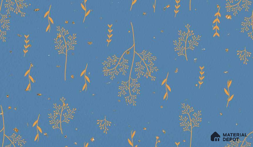 POS019-8 | Modern Series Florals Look 40 inches Sandblast Paper (Customized Size Wallpaper)