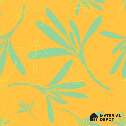 POS021-12 | Modern Series Florals Look 52 inches Economy Paper (Customized Size Wallpaper)