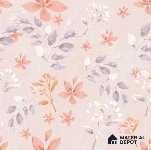 POS023-2 | Modern Series Florals Look 40 inches Sandblast Paper (Customized Size Wallpaper)