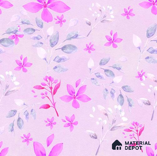 POS023-5 | Modern Series Florals Look 50 inches Premium Paper (Customized Size Wallpaper)