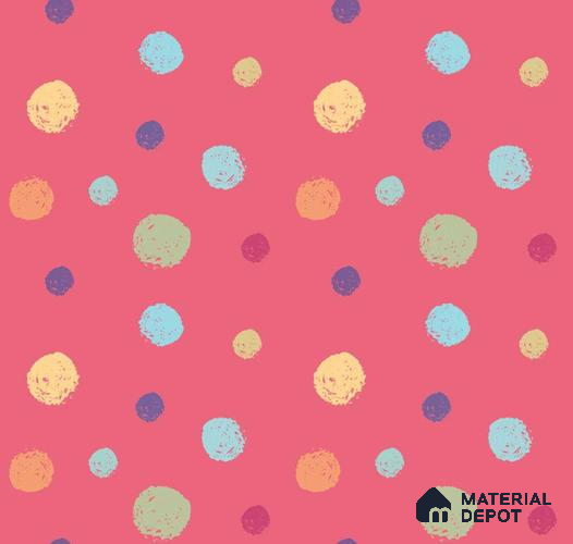 POS038 - 5 | Kid Series Patterned Look 52 inches Economy Paper (Customized Size Wallpaper)