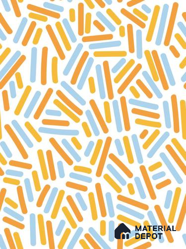 POS039 - 4 | Kid Series Patterned Look 52 inches Economy Paper (Customized Size Wallpaper)