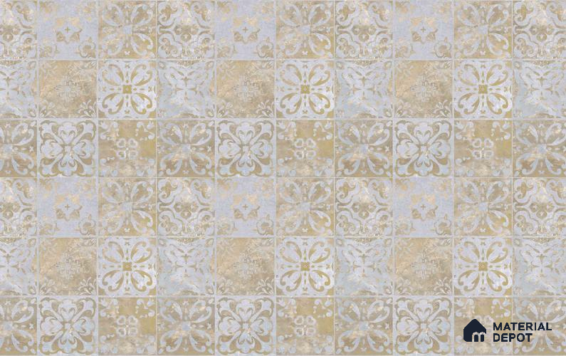SUB-24 | Subtle Series Florals Look 40 inches Sandblast Paper (Customized Size Wallpaper)