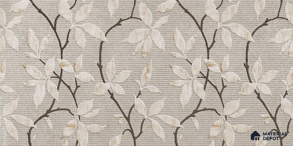 SUB-25 | Subtle Series Florals Look 52 inches Economy Paper (Customized Size Wallpaper)