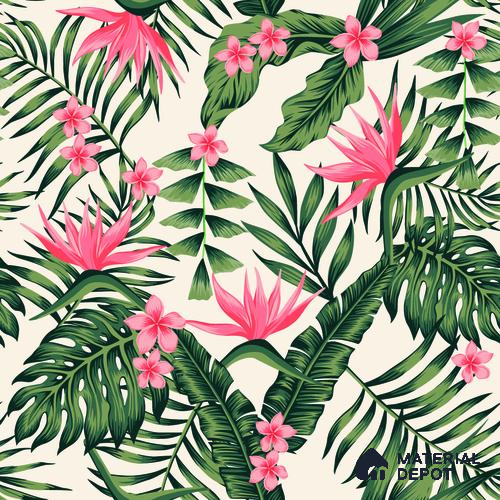 TROP - 01 | Tropical Series Nature Look 52 inches Economy Paper (Customized Size Wallpaper)
