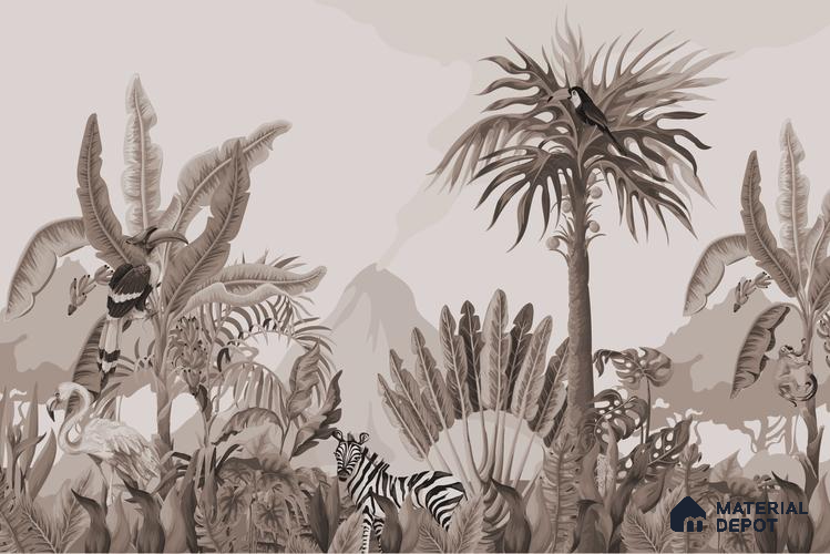 TROP - 03B | Tropical Series Nature Look 50 inches Premium Paper (Customized Size Wallpaper)