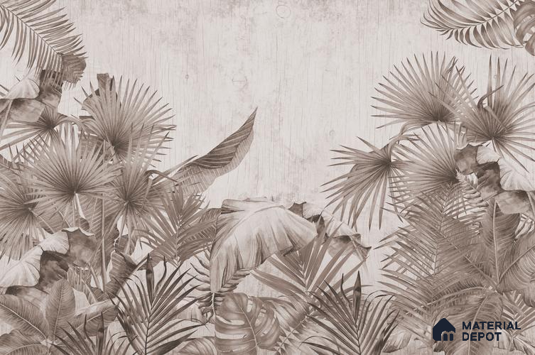TROP - 04B | Tropical Series Nature Look 52 inches Economy Paper (Customized Size Wallpaper)
