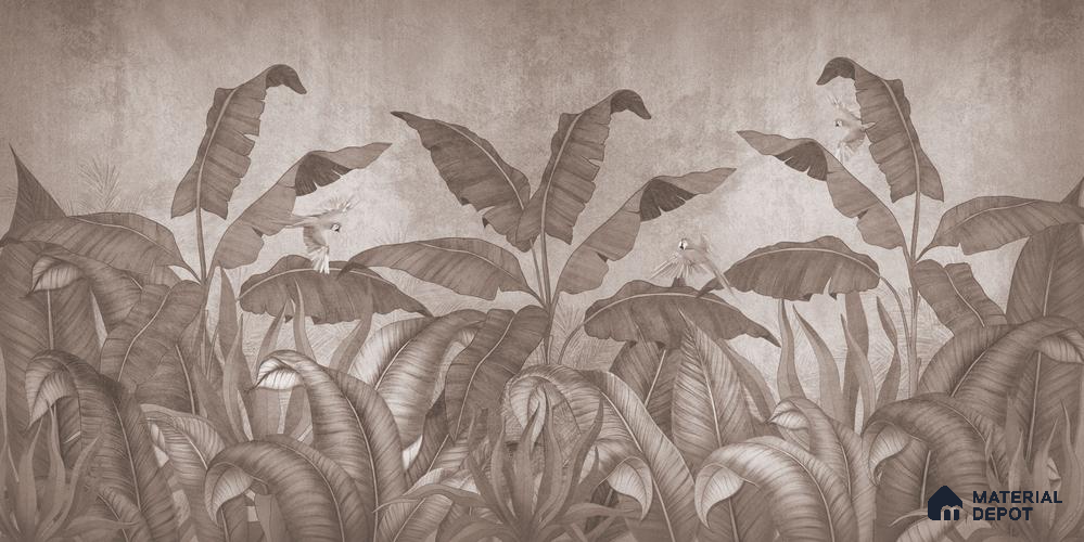TROP - 06B | Tropical Series Nature Look 40 inches Sandblast Paper (Customized Size Wallpaper)