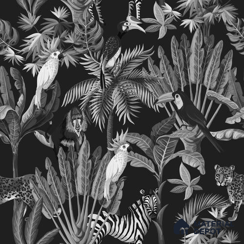 TROP - 15A | Tropical Series Nature Look 40 inches Canvas Paper (Customized Size Wallpaper)