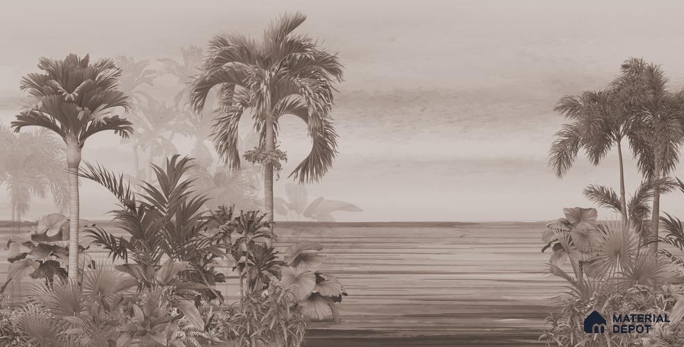 TROP - 18B | Tropical Series Nature Look 40 inches Sandblast Paper (Customized Size Wallpaper)
