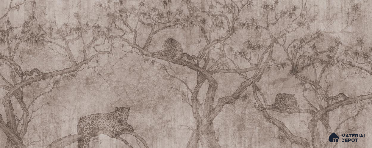 TROP - 23B | Tropical Series Nature Look 40 inches Sandblast Paper (Customized Size Wallpaper)