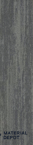 01 Grey 1000x250 mm 100% Nylon/Eco Back Carpet Tile - 4 mm