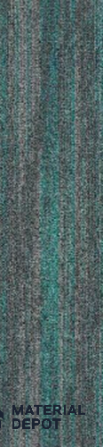 02 Grey/C.Blue 1000x250 mm 100% Nylon/Eco Back Carpet Tile - 4 mm