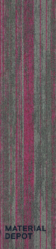 08 Grey/Purple 1000x250 mm 100% Nylon/Eco Back Carpet Tile - 4 mm