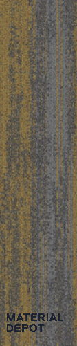 10 Grey/M.Yellow 1000x250 mm 100% Nylon/Eco Back Carpet Tile - 4 mm