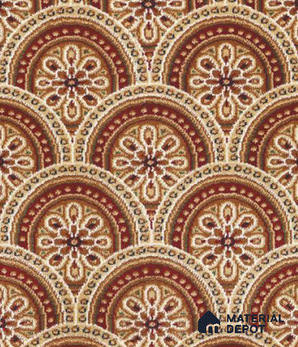 5818-Oriental Beige Classic Wilton Series 25 Meter x 3.96 Meter Pattern 1 Carpet Tile - 12 mm