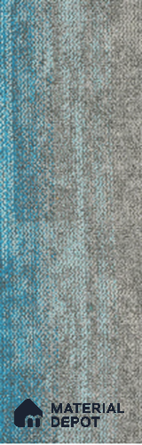 #201 - Tiffany Blue 1000x250 mm 100 % PP/ Eco Back Carpet Tile - 5 mm