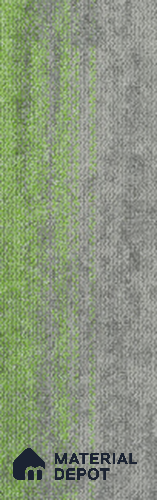 #203 - Kelly Green 1000x250 mm 100 % PP/ Eco Back Carpet Tile - 5 mm