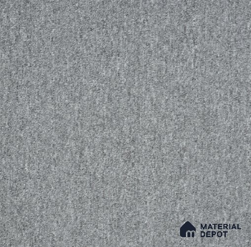 415-Light Grey Delta Series 500x500 mm 100% PP BCF Loop Pile/PVC Back Carpet Tile - 4 mm