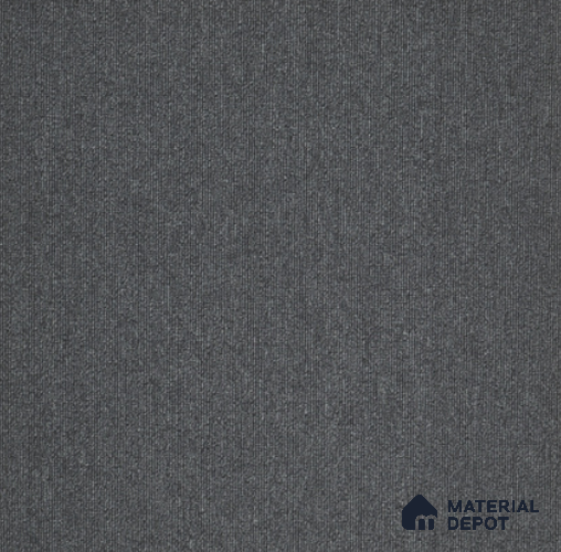 419-Dark Grey Delta Series 500x500 mm 100% PP BCF Loop Pile/PVC Back Carpet Tile - 4 mm
