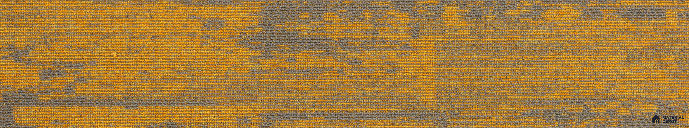 45-Pumpkin Orange Skywalker Series 1000x250 mm 100 % PP/ Eco Back Carpet Tile - 5 mm