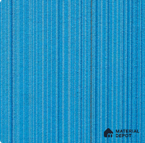 CS 284 D-Blue Colourspace Series 500x500 mm 100% Nylon Graphic Loop Pile/PVC Back Carpet Tile - 5 mm