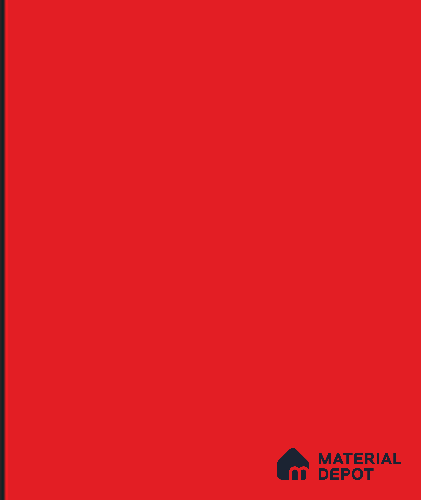 LM 03317 Vivid Red 8 ft x 4 ft Suede Finish Decorative Laminate - 0.8 mm | Suitable for Living Room, Kitchen, Office