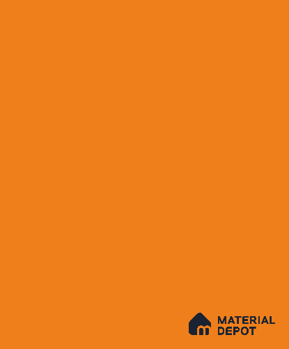 LM 03318 Vibrant Orange 8 ft x 4 ft Suede Finish Decorative Laminate - 0.8 mm | Suitable for Living Room, Kitchen, Office
