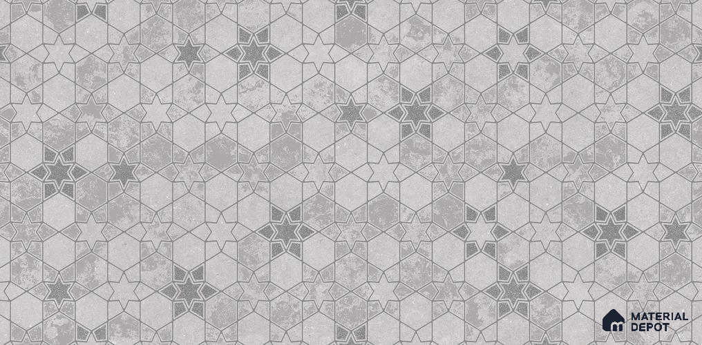 Highlighter Wall Tile TL 05734 Vitara Pearl Shell 4 ft x 2 ft Vitrified Matte Finish - 9 mm | Suitable for Living Room, Bedroom, Bathroom & Foyer
