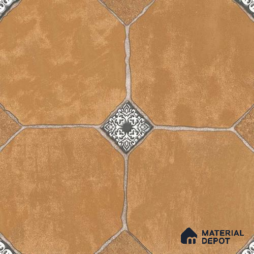 Multifired Moroccan Floor & Wall Tile TL 05720 B Radiance Klim Emerald 2 ft x 2 ft Vitrified Matte Finish - 9 mm | Suitable for Living Room, Bathroom, Kitchen & Backsplash